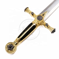 Espada Masónica Dorada en Miniatura de 85 cm en Venta