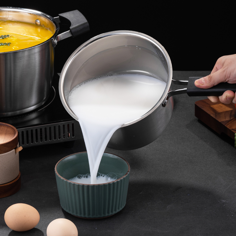 High Quality Non-Stick Stainless Steel Cooking Pot Set Modern Design in Different Sizes Green Large Pots High Quality Material · image 4