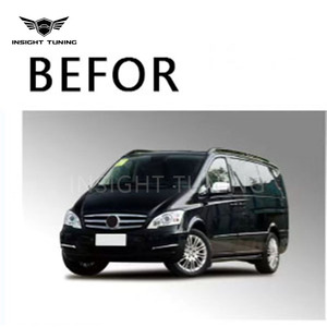 Alto ajuste Vito W446 W447 2016-2021 V250 V260 actualización a estilo <span class=keywords><strong>Maybach</strong></span> parachoques delantero Kit de carrocería para Mercedes Benz Vito kit de carrocería - Product Image 3