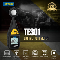 AUTOOL Foot-Candle TE301 Luxmètre numérique de mesure de puissance, source de lumière et calibrateur