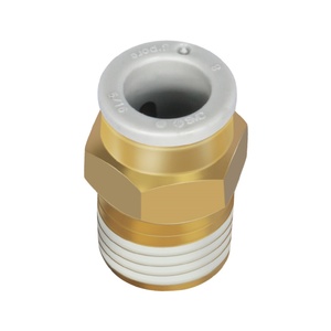 Various Good Quality Smc Kq2 Series Metric Size Nut Tube <b>Clamp</b> Fittings Original Brass Connectors Straight Joint HOFUJNG - Product Image 5