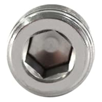 Bouchon de tuyau à tête hexagonale en acier inoxydable 1/2 "NPT bouchon de raccord fileté mâle