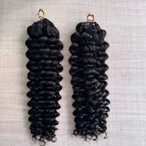 Factory Human Hair Natural Deep Water Wave Burmese <b>Curly</b> Afro Kinky Jerry Crochet Hair <b>Extensions</b> Braiding High Quality - Product Image 6