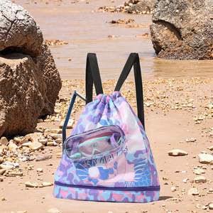 Bolsa de Almacenamiento Impermeable para Natación con Diseño de Dibujos Animados para Niños, Mochila con Cordón para Niños, Bolsa de Aseo Deportiva para Playa, Venta al por Mayor - Product Image 3
