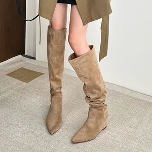 Giày bốt nữ cao đến đùi Meilade mùa thu đông <span class=keywords><strong>2025</strong></span> kiểu dáng thời thượng tôn dáng, phong cách Âu Mỹ, tăng chiều cao, dành cho người nhỏ nhắn - Product Image 1