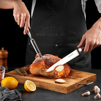 Lot de couteaux de chef en acier inoxydable, échantillons gratuits, vente en gros, fabrication OEM, kit de couteaux damas