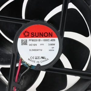 Sunon พัดลม PF80251B1-1000C-AB9อินเวอร์เตอร์พัดลมระบายความร้อนขนาด80x80x25มม. 12VDC 3.66วัตต์สำหรับตู้อินเวอร์เตอร์ - Product Image 4