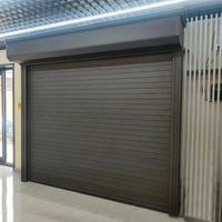 Volets roulants électriques en aluminium pour fenêtres de maisons avec cadre et moteur