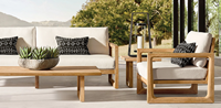 Chaise longue d'extérieur en teck moderne NAVARO - Meubles de jardin écologiques résistants aux UV