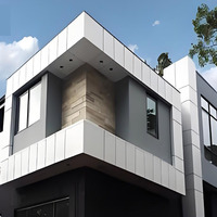 Facile à traiter en aluminium prix 3mm 4mm ACP feuille ACM Conseil Alucobond panneau composite en aluminium pour revêtement mural extérieur