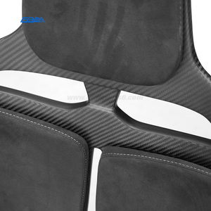 Sièges de voiture en fibre de carbone noir-rouge de haute qualité pour McLaren 720S 540C 650S Senna en tissu - Product Image 4
