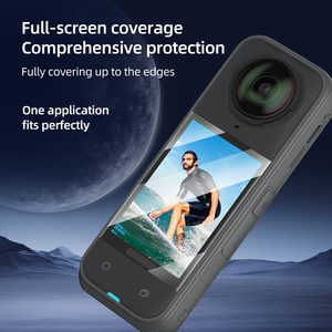 Telesin Nouveautés Accessoires pour caméra <span class=keywords><strong>d</strong></span>'<span class=keywords><strong>action</strong></span> pour Insta360 X5 X4 Protection <span class=keywords><strong>d</strong></span>'écran anti-traces de doigts haute compatibilité <span class=keywords><strong>Film</strong></span> trempé HD - Product Image 6