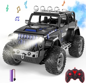 DWI 2.4G Camion RC Fuoristrada in Scala 1:16, <span class=keywords><strong>Jeep</strong></span> <span class=keywords><strong>Telecomandata</strong></span> con Luci LED, Auto RC per Tutti i Terreni, Regalo Giocattolo per Bambini - Product Image 1