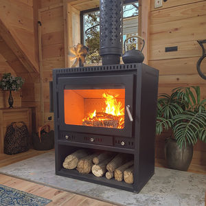 Verwarmingsapparatuur Biobrandstof Houtkachel Binnenhaard Houtgestookte haard Gietijzeren houtkachel China Industrie - Product Image 2