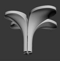 Rosace moderne en GRG pour plafond, pièce maîtresse décorative, médaillon de plafond
