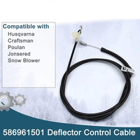 Câble de commande du déflecteur 586961501 pour souffleuse à neige Husqvarna Craftsman Poulan Jonsered ST224 ST227P ST230P