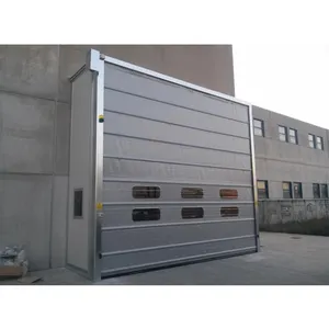 2023 High Speed Roller Shutter Doors Intelligent Fast PVC Stacking Door Quality Rapid Foldable Gate Factory Sale Best Price