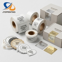Autocollants personnalisés, logo personnalisé, impression vinyle, étiquettes promotionnelles pour l'emballage, autocollants imperméables pour boîte e-commerce