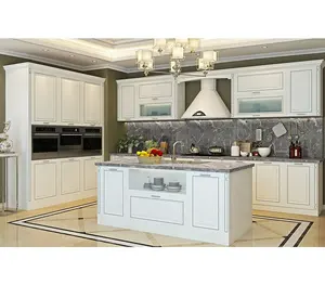 New Design Solid Wood Modern Kitchen Cabinet Modular Kitchen Cabinet For Home Furniture