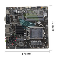 Soporte de placa base OEM LGA 1155 DDR3 H61 Mini ITX para Intel-Core I3/i5/i7 para PC de juegos