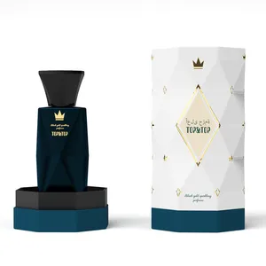 Tùy chỉnh Coffret de Parfum Femme Craft ống giấy hình trụ Sản phẩm làm đẹp Nước hoa các tông Hộp quà tặng bao bì với bọt