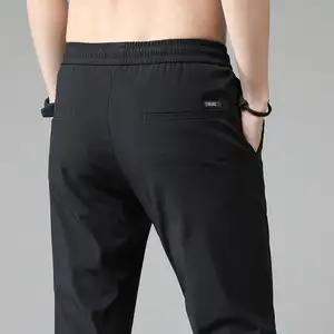 מכנסיים גברים של Loose אביב קרח משי חדש מהיר ייבוש ספורט מכנסיים גברים של מגמת קיץ לוגו מותאם אישית מגניב דק מכנסי קז'ואל