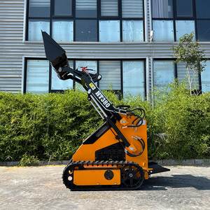 Spedizione gratuita Cina macchine movimento terra pista Ce/Epa 21HP/23HP Mini Skid Steer Loader con secchio Trencher aratro rotante - Product Image 5