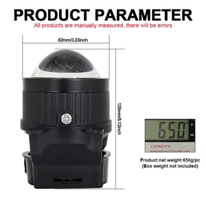 3.0 Inch Bi <b>LED</b> Fog Lamp Driving <b>Light</b> Yellow White Low High Beam 45W <b>Led</b> <b>Projector</b> Fog <b>Lights</b> Retrofit Fog <b>Lights</b> - Product Image 4