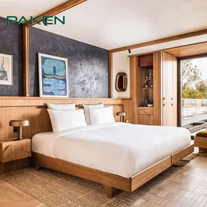 حل شامل متكامل لأثاث الضيافة، مجموعة أثاث غرف نوم الفنادق على الطراز الباريسي، أثاث مشاريع الفنادق مع التصميم - Product Image 1