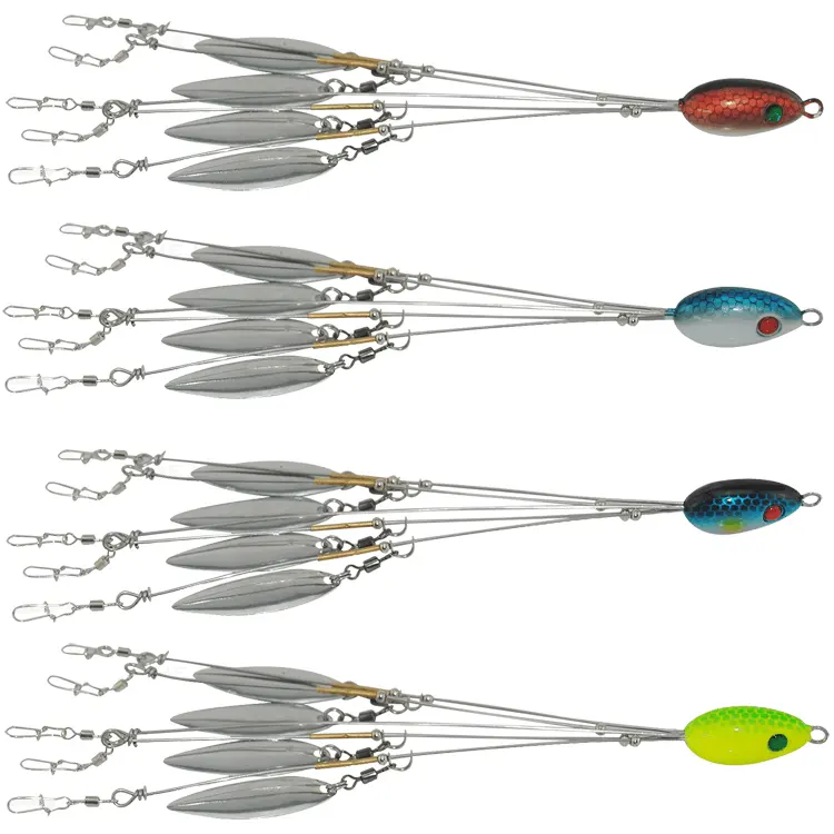 LUTAC-aparejo de pesca artificial, cebo giratorio de 10g y 20cm