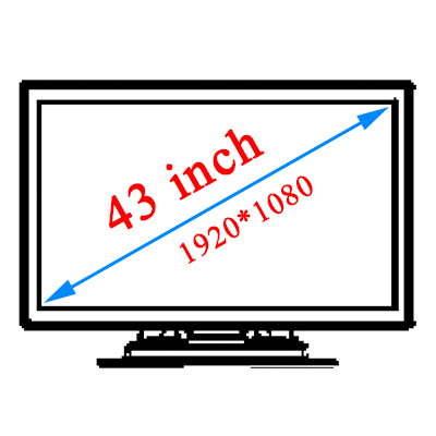 43"