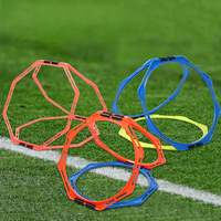 Kit d'entraînement d'agilité pour le football : 12 cônes, 4 obstacles et parachute de course pour l'entraînement de la vitesse et des kits d'entraînement de la rapidité