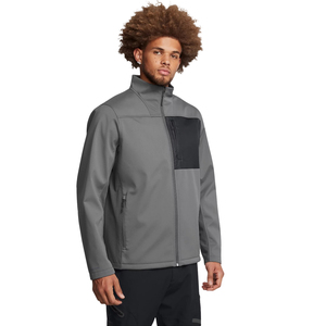 Veste coupe-vent pour <span class=keywords><strong>homme</strong></span> 2027, hiver, 100% polyester, fermeture éclair intégrale, coupe-vent imperméable, logo personnalisé - Product Image 3