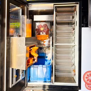 Kiosque à jus d'<span class=keywords><strong>orange</strong></span> frais automatique contrôlé par IoT intelligent avec écran interactif de 21,6 pouces, solution de vente interactive - Product Image 6