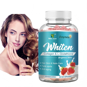 Integratore in Gommose per Adulti per lo Sbiancamento della Pelle, Rimuove le Macchie Scure, Illumina il Tono della Pelle - Gommose al L-Glutatione - Product Image 1