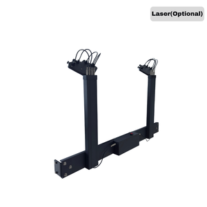 הגעה חדשה לחץ חום העברת לחץ פנאומטי 40 x50 ס "מ כפול תחנה כפולה - Product Image 2