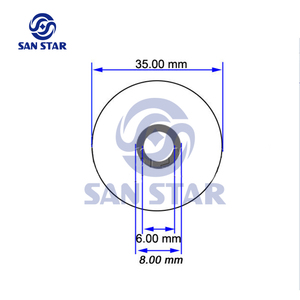 Bola superior de repuesto para Joystick, bola superior de <span class=keywords><strong>35</strong></span> mm de diámetro, mango redondo, arcade, bat Top - Product Image 2