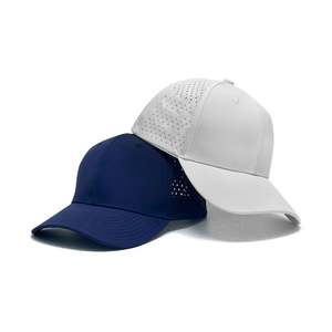 Casquette de baseball classique personnalisable à 5 panneaux, maille respirante 100 % polyester, fermeture à boucle en cuivre doré, texte et logo personnalisables, plusieurs options - Product Image 3