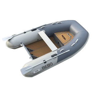 Imbarcazione Classica Australiana per Sport Acquatici, Gommone RIB in Alluminio da 9 Piedi, Scafo a V Profondo in PVC Hypalo 270, Barca Gonfiabile RIB, Barca da Pesca - Product Image 2