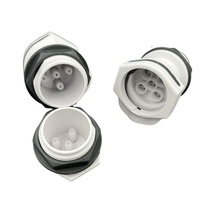Raccord à barbillon double port 1/8'' en plastique à conception nouvelle BRT, avec valve multi-lignes et insert mâle, accouplement rapide en acier inoxydable