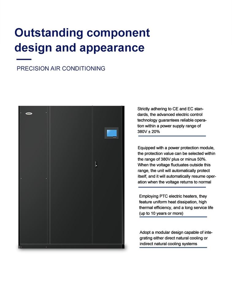 Data Center Server Room Cooling 120kw Inrow Precision air Conditioning ...