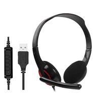 Casque HiFi S4 casque de son stéréo d'ordinateur écouteurs d'étude casques de jeu avec microphone