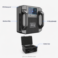 Dispositif de surveillance de spectre portable longue portée pour la sécurité en basse altitude, détection de signaux aériens multibandes 0.9G 1.5G 2.4G 5.8G