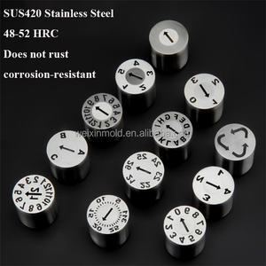 2024 año y mes inyección de plástico doble fecha sello insertar pines - Product Image 5