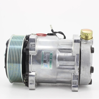 Compresor de Aire Acondicionado Universal para Automóvil de 24 V, 7H15-WZ 132X 8pk SD709 SD8112, Compresor de Aire Eléctrico para Aire Acondicionado de Automóvil