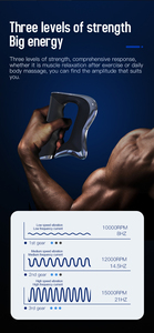 Masseur électrique Gua Sha pour relaxation profonde des fascias musculaires, pistolet de massage pour les articulations et le dos - Product Image 5