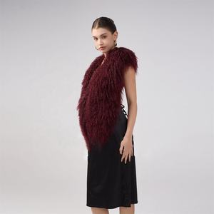 Gilet da donna nuova moda <span class=keywords><strong>cappotto</strong></span> di <span class=keywords><strong>pelliccia</strong></span> Sexy senza schienale scollo all'americana <span class=keywords><strong>per</strong></span> l'inverno - Product Image 2