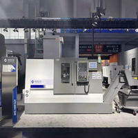 SMTCL CNC Tour T5-500Q 3 Axes Fraiseuse Incliné Lit CNC Tour Tournant Centre Tour Fraisage Lachine