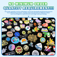 Pins de metal esmaltados suaves y duros personalizados al por mayor con diseño propio, logotipo y nombre para sombreros y solapas, ideales para ropa.