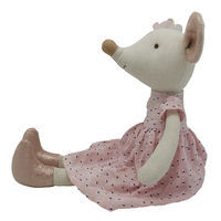 OEM/ODM 2025, fourniture directe par l'usine, cadeaux de vacances, peluche, souris en lin doux, jouets pour enfants pour filles